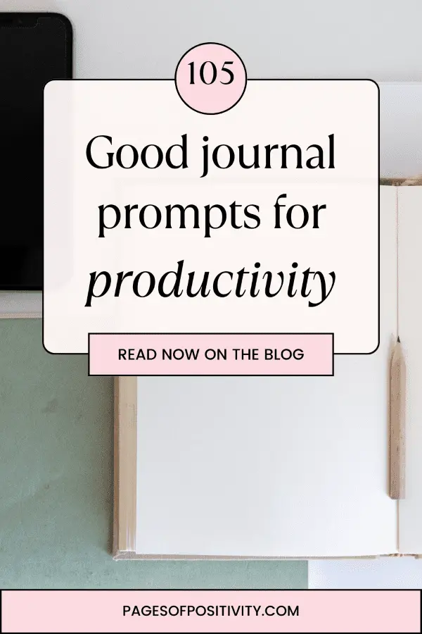 a pin for a blog post about productivity