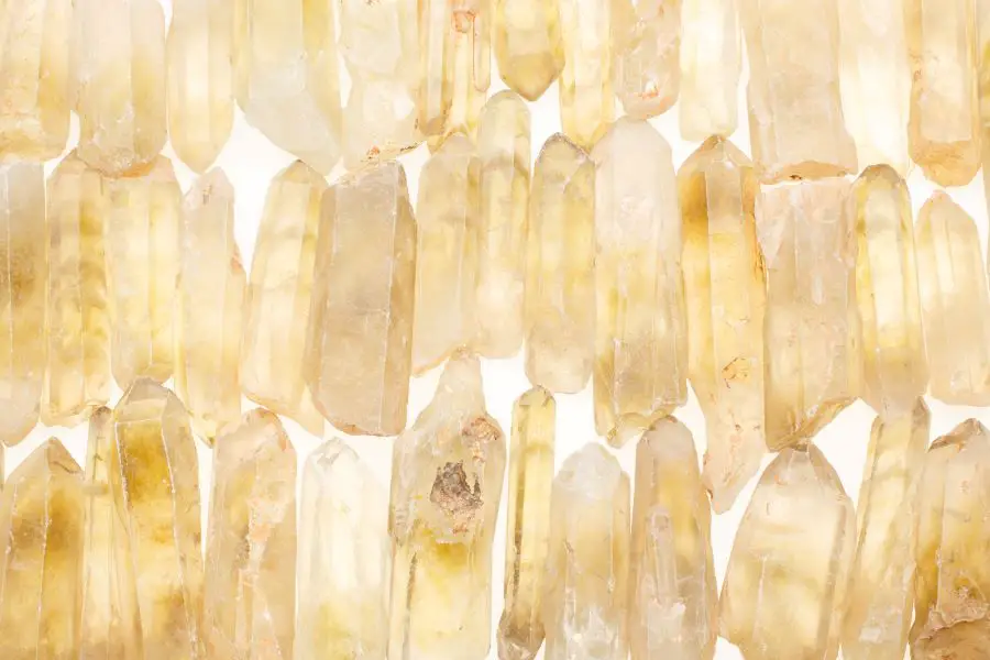 a featured image for a blog post about citrine affirmations