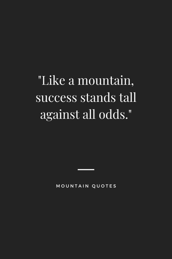 a pin for a blog post about quotes about mountains