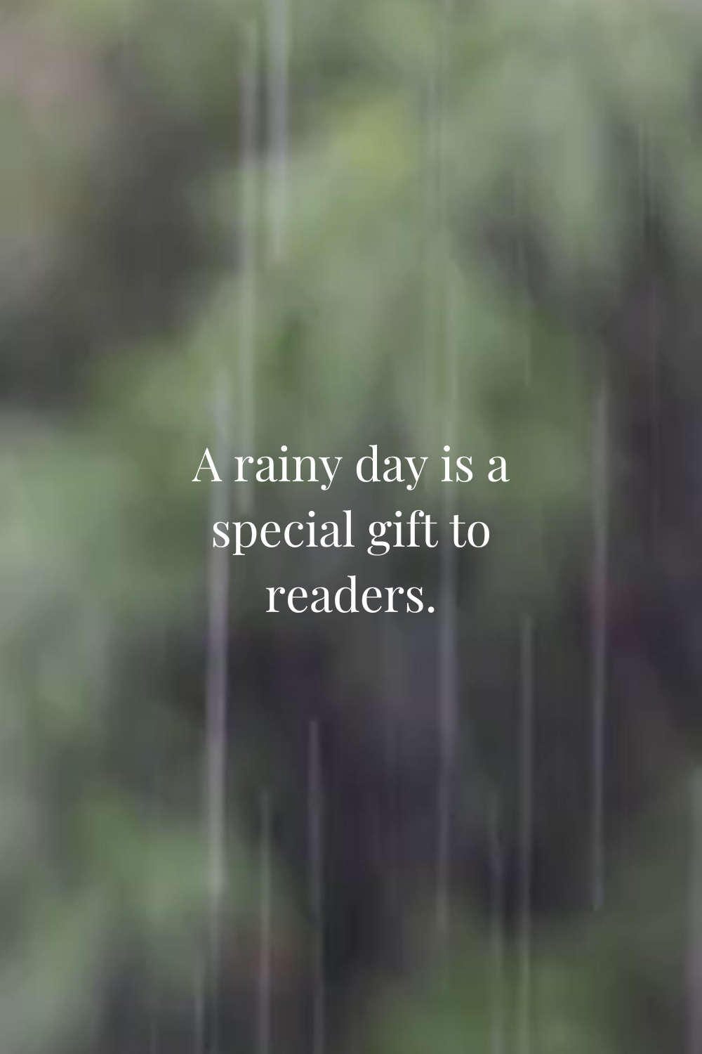 a rainy day quote