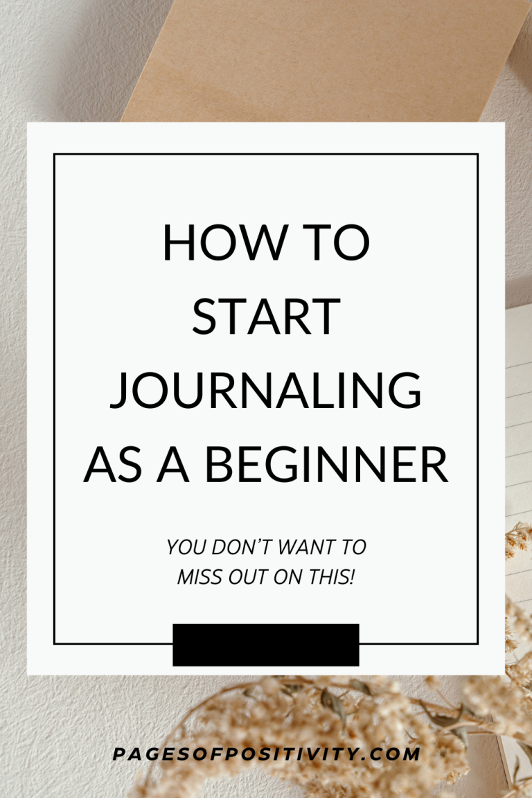 Beginner’s Guide to Journaling: How to Start and Stick with It
