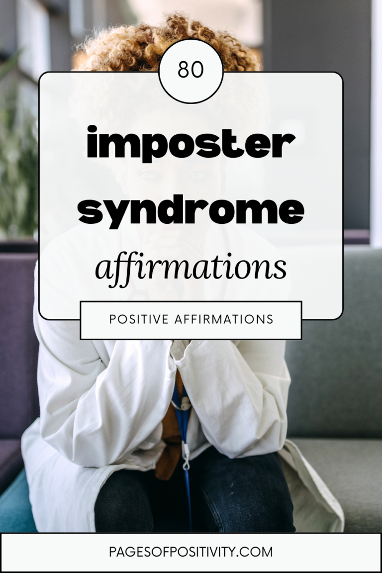 80 Positive Imposter Syndrome Affirmations to Beat It
