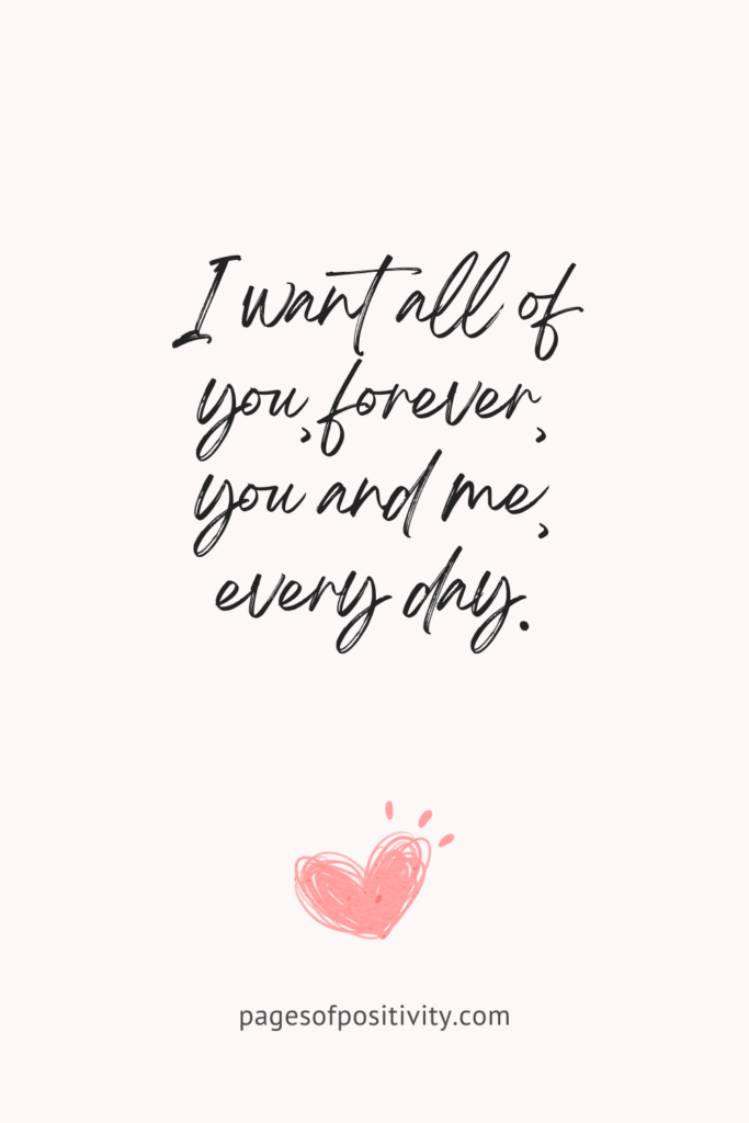 a romantic quote for girlfriend