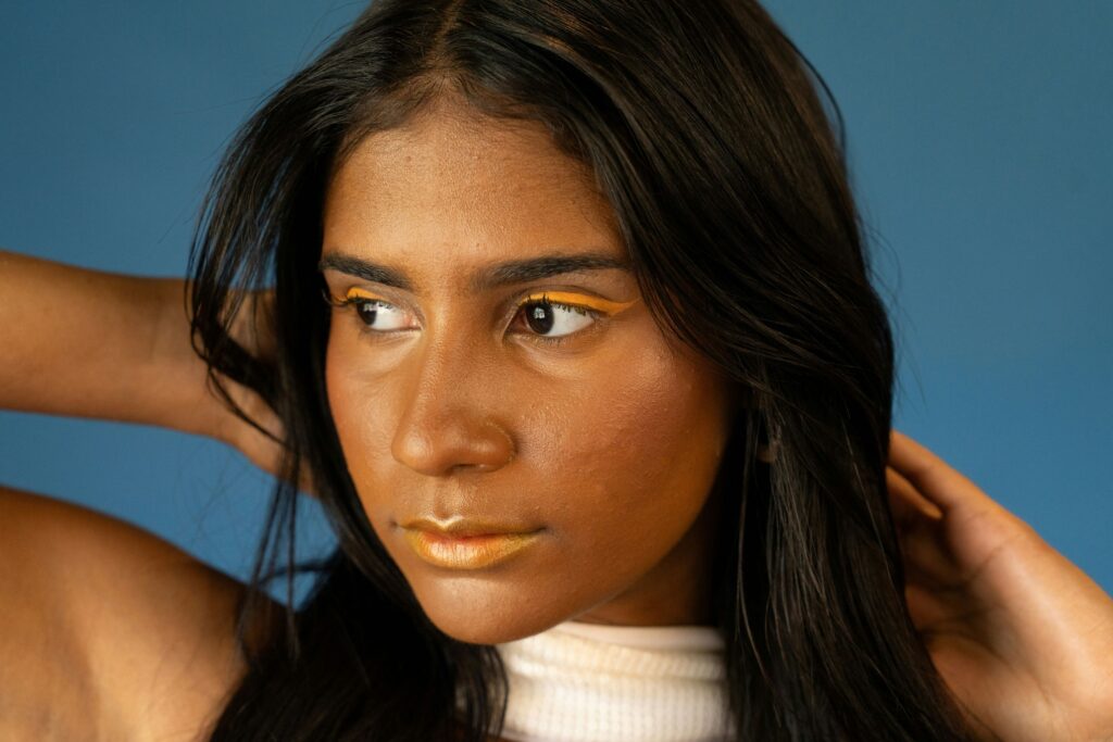 a woman who had a glow up