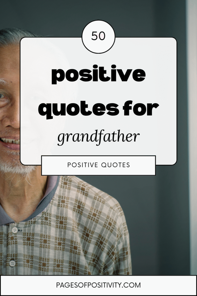 a pin that says in a large font quotes for grandfather