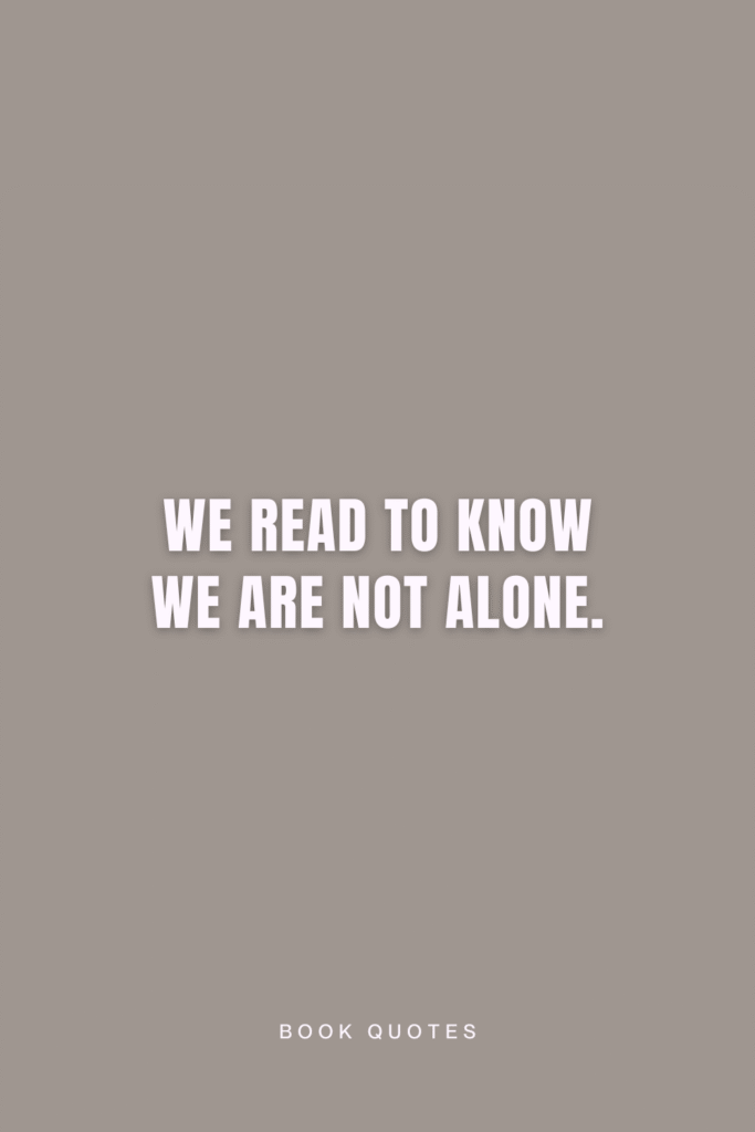 a pin that says in a large font book quotes