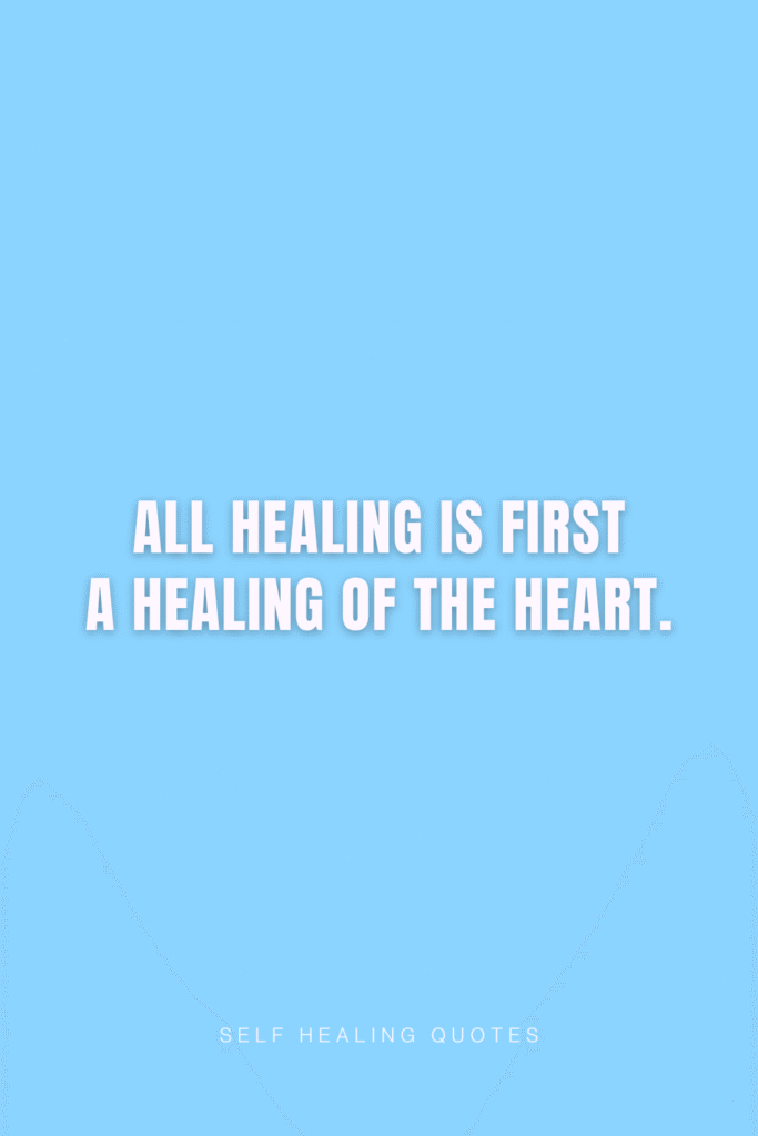 a self healing quote