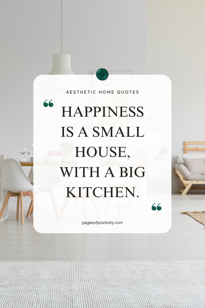 an aesthetic home quote