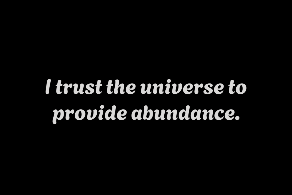 a daily affirmation for wealth