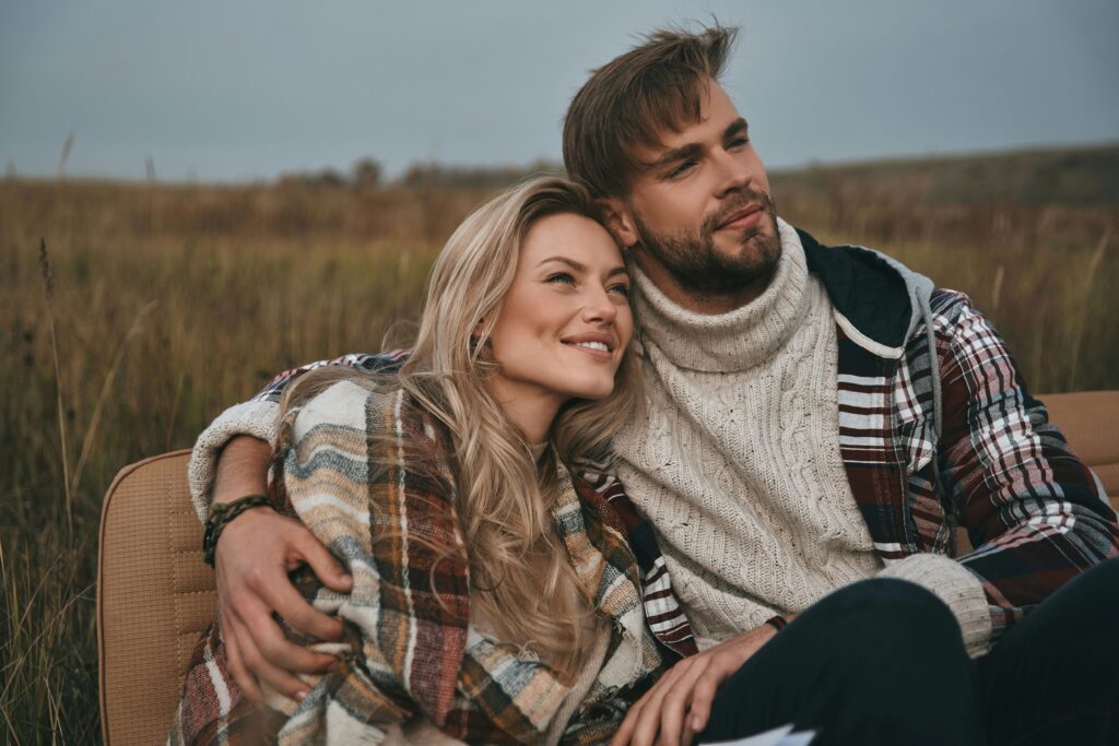 a happy couple