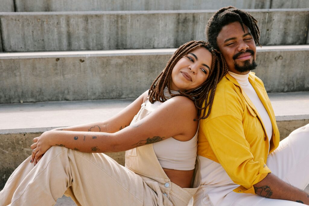 a happy couple