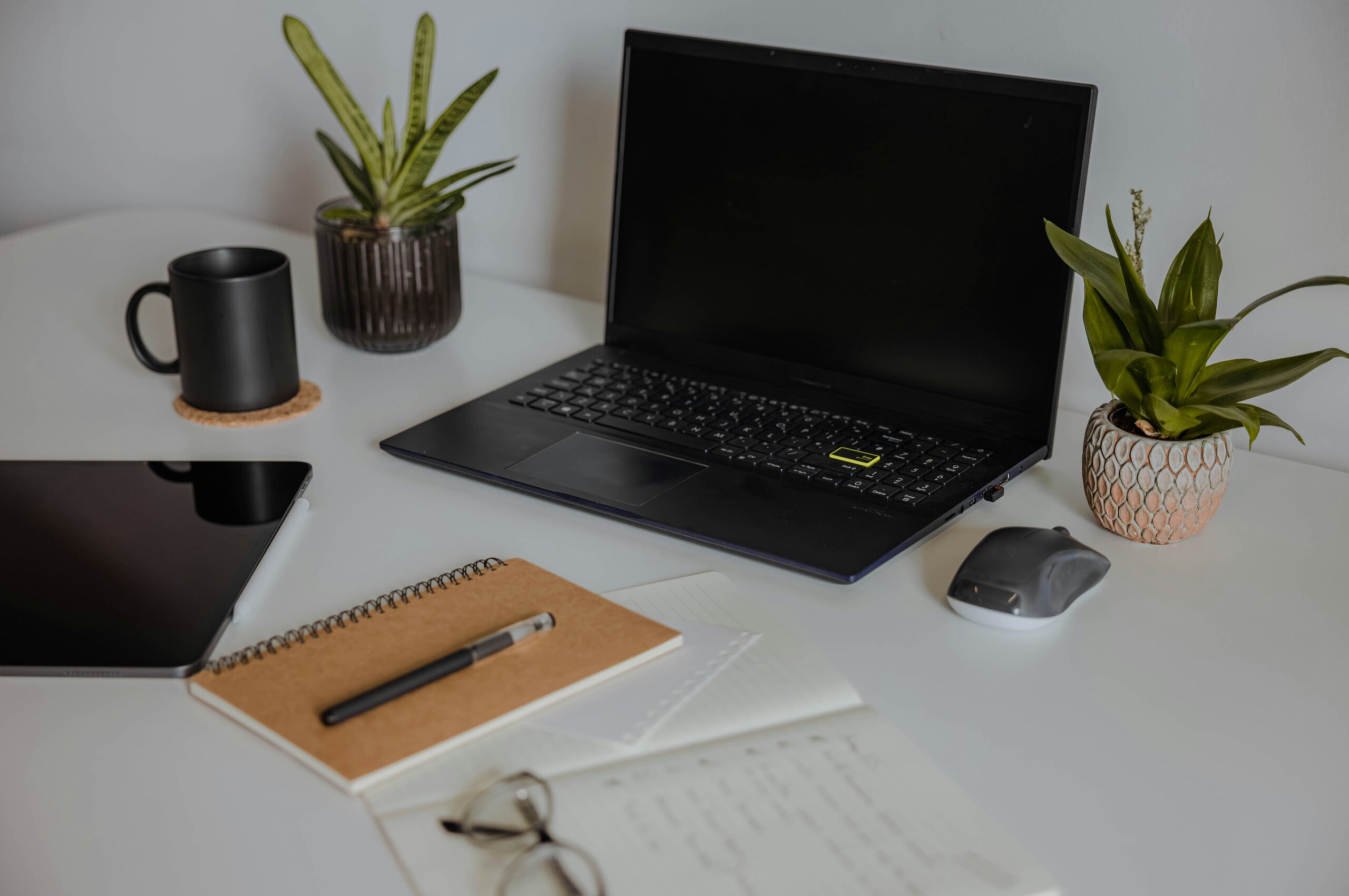 a featured image for a blog post about things to write in a notebook