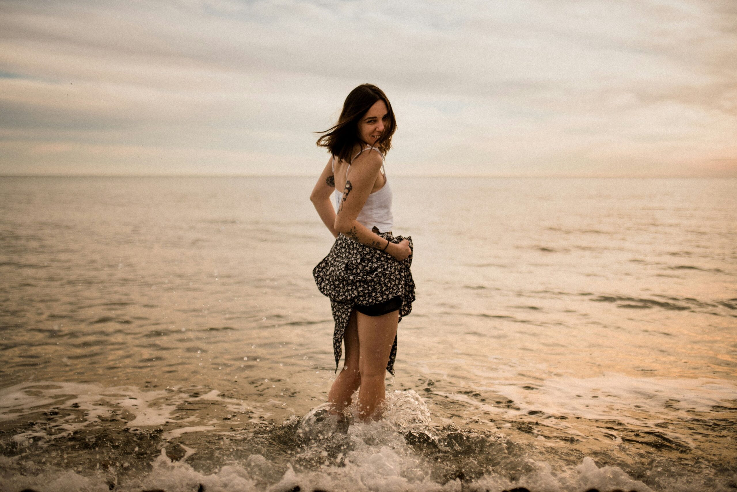 a happy woman