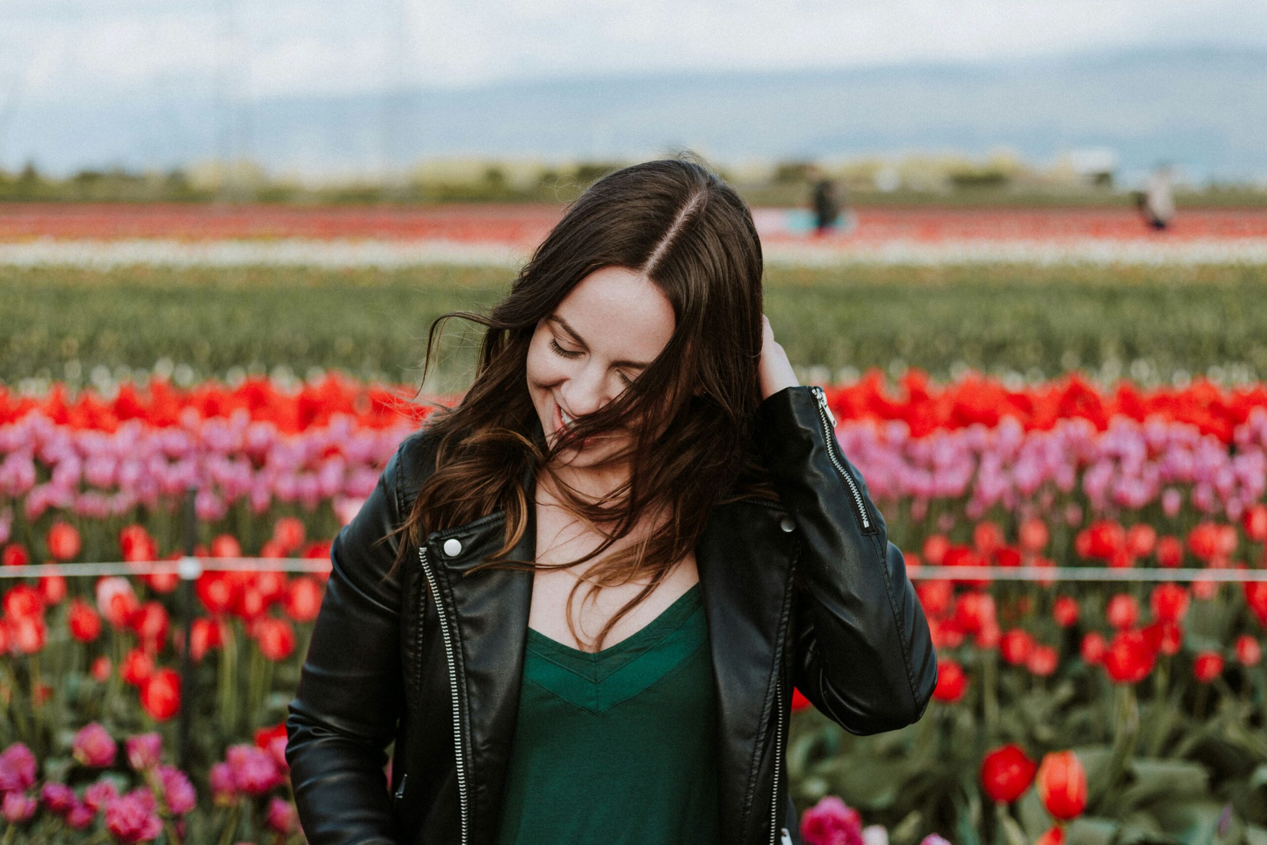a happy woman