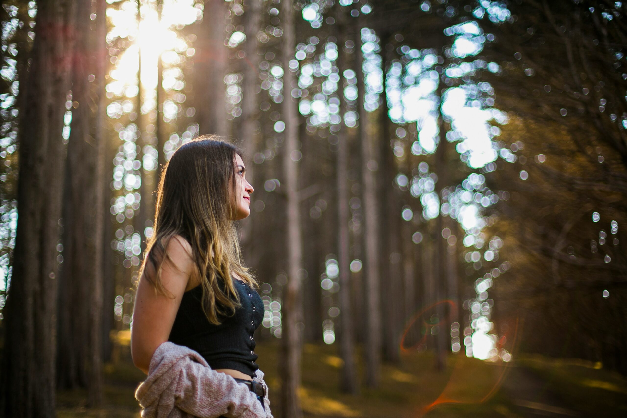 a happy woman